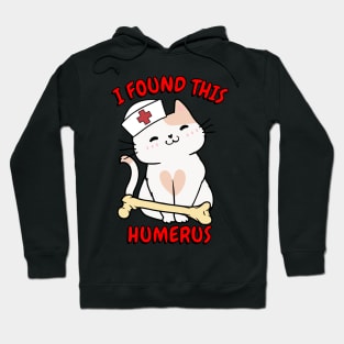 Funny Persian Cat tells a lame joke Hoodie